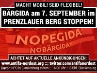 Bärgida am 7. September in Prenzlauer Berg stoppen!