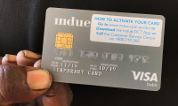 A cashless welfare card, or ‘indue card’, which is being trialled among welfare recipients in some towns in Australia. Most people on welfare in the trial towns are Aboriginal.