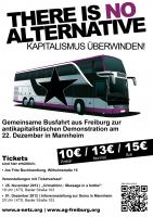 Plakat für den Bus aus Freiburg