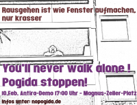 You'll never walk alone - Pogida stoppen!