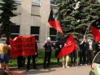 Moskau: Protest vor der Ukrainischen Botschaft (14.9.2009)