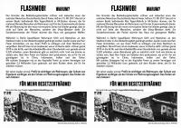 Flyer zu Flashmob bei S.Oliver (Besitzer Bernd Freier) - Kopiervorlage