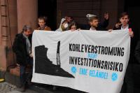 Kreativer Protest von Ende Gelände Mannheim gegen MVV und GKM - 3