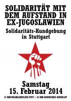 Solidarität mit dem Aufstand in Ex-Jugoslawien