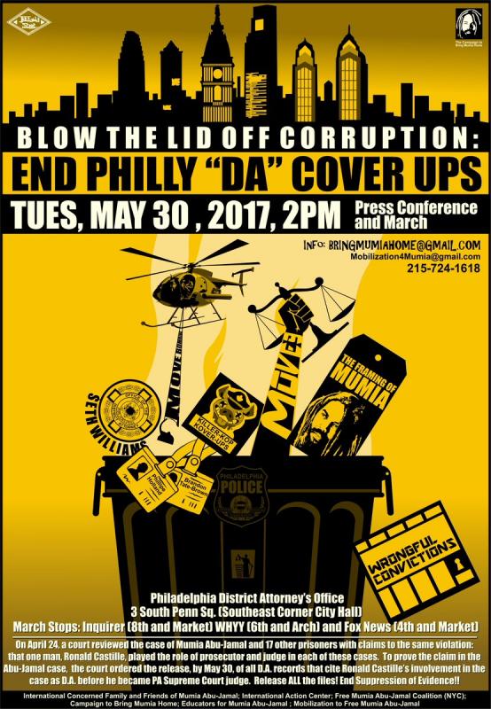  Blow the Lid Off Philly DA Cover Ups - Free Mumia