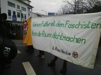 Gegenkundgebung am Kreisel Berliner Ring