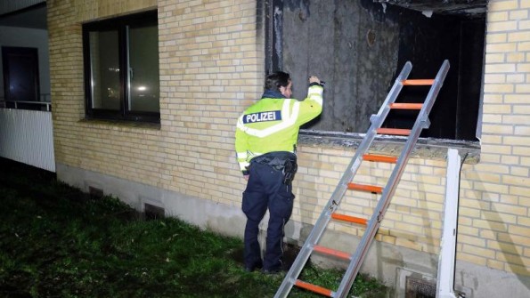 In einer Asylbewerberunterkunft in Flensburg ist ein Feuer ausgebrochen. K. Sörensen/Archiv