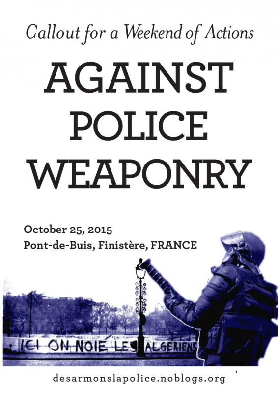 Callout: Against Police Weaponry