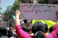 From Aleppo: “ No one is legitimate but the people”  - ”Without the people there is no legitimacy“