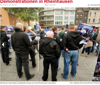 Nazis bei der "Bürgerdemo" in Rheinhausen. (3)