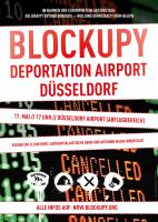 blockupy duesseldorf flughafen plakat