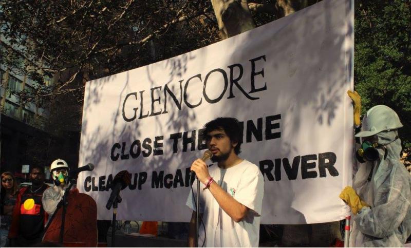 Protesting against Glencore