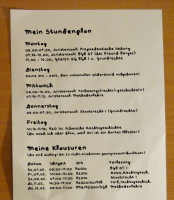 Michal Brück: Stundenplan und Klausurtermine im WiSe 2013/14
