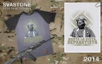 Svastone, rechtsradikale Bekleidungsmarke aus Kiew,hasta la vista separatista - Shirt