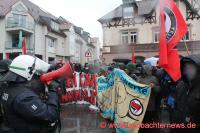 Widerstand gegen NPD Bundesparteitag in Weinheim 21