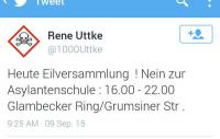 Rene Uttke auf Twitter