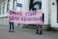 Transpi "Ohne Staat keine Repression"
