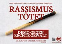 Demonstration „Rassismus tötet – Gegen rechte Gewalt“ in Dautphetal bei Marburg