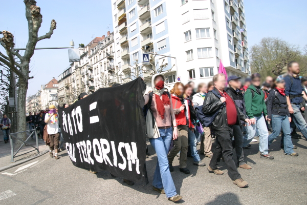 Manifestation avenue des Vosges