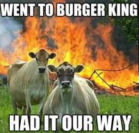Went to Burger King...