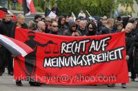 Neonazidemonstration in Merseburg