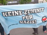 transpi keine zukunft für nazis dresden 07.06.2014