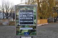 Bundeswehr-Werbung zerstört. Who cares?