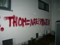 Markierung an Sebastian Thoms Haus