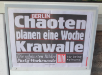 Bild: Berlin - Chaoten planen eine Woche Krawalle