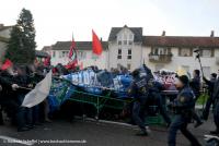 Widerstand gegen NPD Bundesparteitag in Weinheim 12