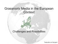Grassroots Media in the European Context