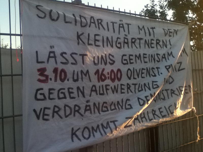 Magdeburg: Solidarität mit den Kleingärtnern 2