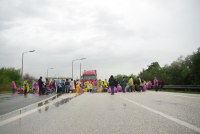 Proteste und Blockaden bei Idomeni
