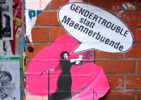 Queerfeminismus-Scherenschnitt aus Göttingen