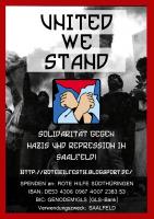 United we stand! Solidarität gegen Nazis und Repression in Saalfeld!