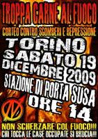 19. Dezember Italien, Turin: Solidemonstration für die Squats