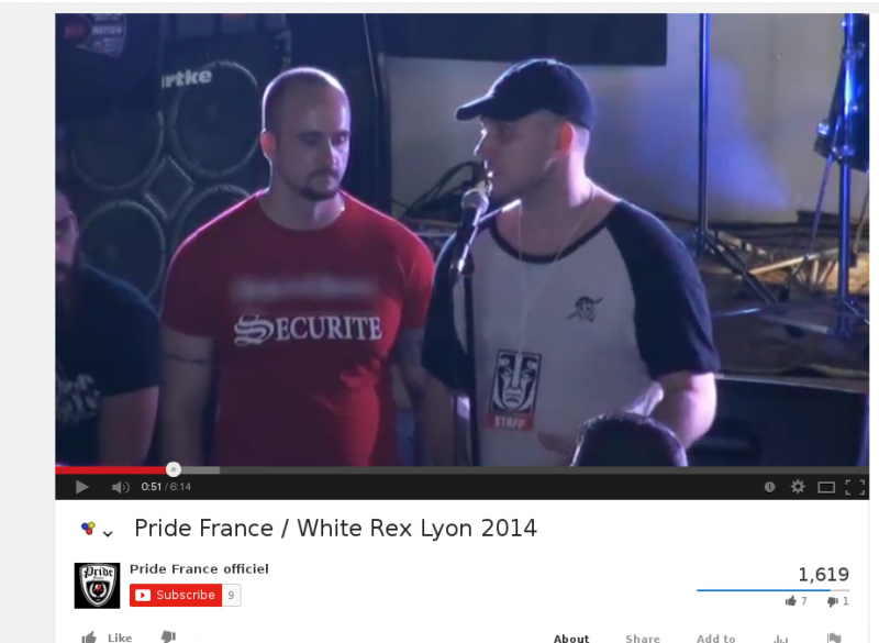 MMA Gala LyonWhite Rex und Blood & Honour SecurityVideo: Pride