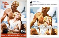 Facebook-Post: NS-Propagandabild vom „Kalender des Rassenpolitischen Amtes der NSDAP“ von Ludwig Hohlbein 1938