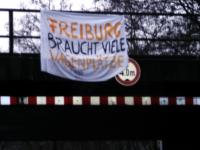 12.12.09 Rennweg, Freiburg: Freiburg braucht viele Wagenplätze