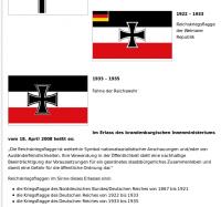Landeszentrale für politische Bildung über Reichskriegsflagge