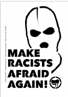 Stencil 1: Make Racists Afraid Again