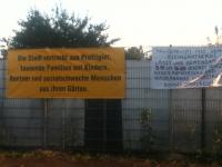 Magdeburg: Solidarität mit den Kleingärtnern