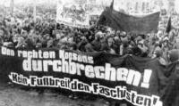 Antifa-Demo in Wurzen 1996. Foto: BgR