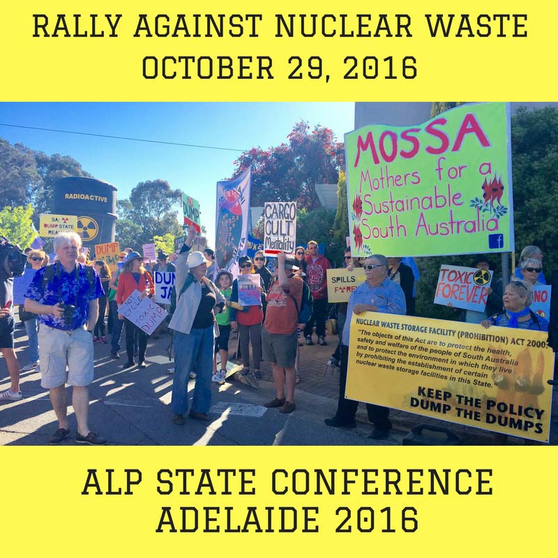 Rally Against Nuclear Waste