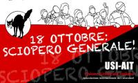 USI-IAA, Generalstreik, 18. Oktober 2013