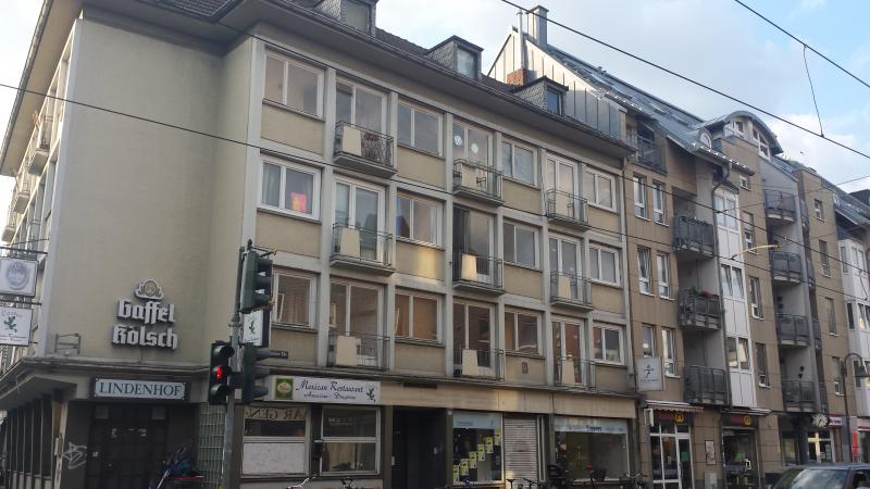 Hausbesetzung in der Zülpicher Straße in Köln