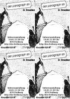Flyer Vorderseite: Freiburg Infoveranstaltung: Wir sind alle 129 