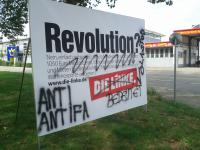 Nazischmierereien auf DIE LINKE-Wahlplakat in Speyer