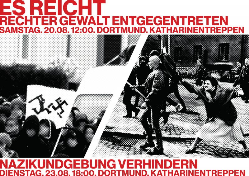 23.8., 18.00 Uhr, Dortmund: Protest gegen die Nazikundgebung an der Katharinentreppe