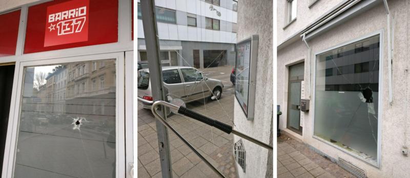 Angriff auf linken Stadtteilladen "Barrio137" in der Karlsruher Südstadt